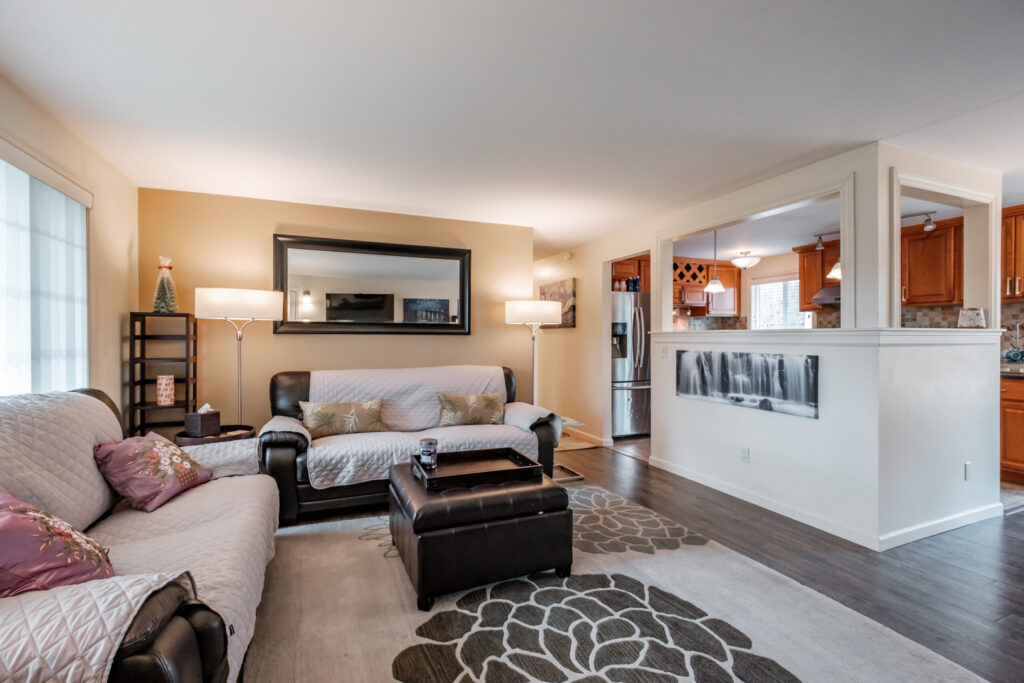 a Real Estate living room